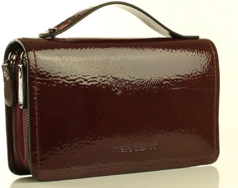 Designer Inspired Perri Clutch with Organizer - Plum