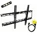 GSI High Grade Sturdy-Steel Tilt Wall Mount for Plasma/LCD/LED//TV/DVD/Combo/Blu-Ray Flat-Panel Screens/Displays, Fits 32-Inch to 55-Inch Screens + Free Complimentary GSI 6 Ft. HDMI Gold Male-Male 1080P High-Speed Cable