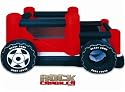 Blast Zone Rock Crawler Inflatable Bouncer with Ball Pit and Double Slide by Blast Zone