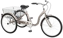 Schwinn Meridian Tricycle (26-Inch Wheels), Dark Silver
