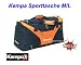 Kempa Handball Teambag / Sporttasche M/L, marine/orange