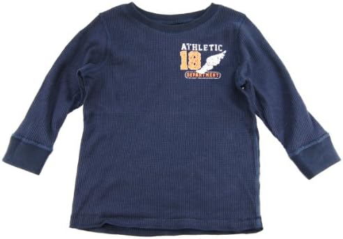 Athletic Department Boys Navy Long Sleeve Thermal SweatShirt