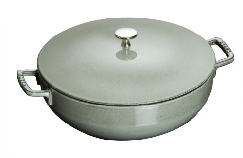 Staub 6.5-Quart Country Casserole, Graphite