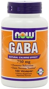 NOW Foods Gaba 750mg, 100 Vcaps