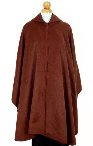 Baby Alpaca Wool Cloak Cape, Hooded, Rich Copper Color. Very Warm Still Light Baby Alpaca Wool Cloak Cape, Hooded, Rich Copper Color. Very Warm Still Light
