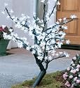 White Cherry Blossom LED Tree