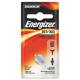 Energizer 357BPZ 3V Zero Mercury Battery - 1 Pack by Energizer