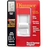 Single Pole Dimmer -White