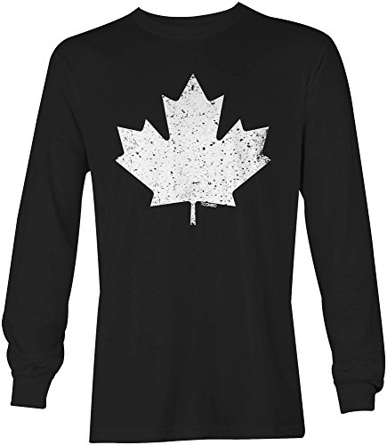 Canada Maple Leaf - Canadian Long Sleeve Mens T-Shirt Tee