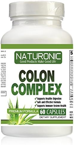 Colon Cleanse Prime Detox Cleanse Weight Loss - Support Increasing Energy Levels &amp; Focus Levels - Vegeterian Capsules - 60 Count - USA Made By Naturonic