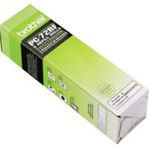 Brother PC-72RF Pack of 2 Ribbon refill rolls PC72RF (PC-20) FAX T72, T74, T76, T78, T82, T84, T86, T92, T94, T96, T98 ,