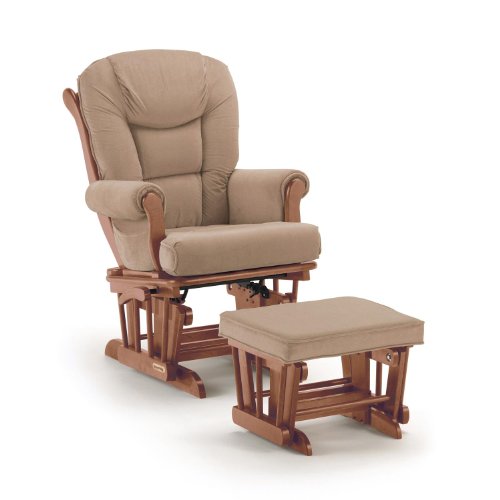 Shermag Glider and Ottoman - Oak / On Sale
