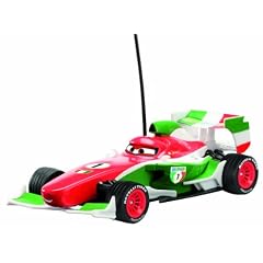 Dickie-Spielzeug 203089504 - Disney Cars 2 - RC Francesco, 2-Kanal Funkfernsteuerung, 27 oder 40 MHz, Ma�stab 1:24, 19 cm, blau/wei�/gr�n