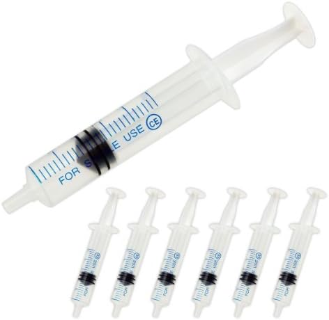 20ml Plastic Syringe Dispensers without Needles, 6-pack