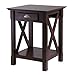 Winsome Wood Xola Night Stand, Cappuccino Finish