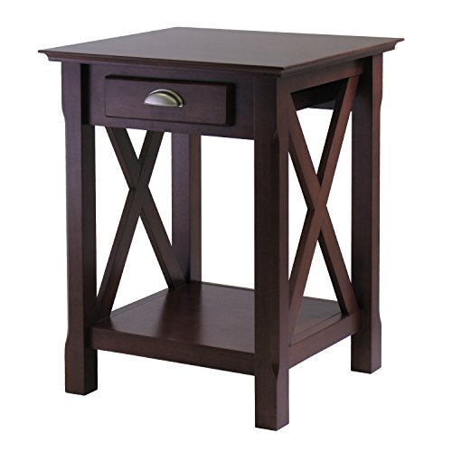 Winsome Wood Xola Night Stand, Cappuccino Finish