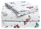 Pike Street Flannel Twin Sheet Set, Hats and Mittens
