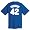 Jackie Robinson Los Angeles Dodgers Cooperstown Name and Number T-Shirt (Small)