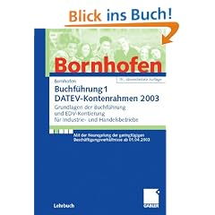 Buchf�hrung 1, DATEV-Kontenrahmen 2003, Lehrbuch, EURO