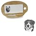Wooden Cheese Board with Tile Insert featuring the Greater Swiss Mountain Dog (12.75 inches)