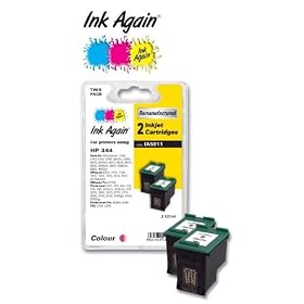 PACK 2 CARTOUCHES COMPATIBLES HP N� 344