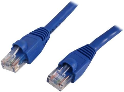 Coboc High Performance Category 6 Ethernet Network  Snagless Patch Cable, 25 feet, Blue Cat6