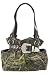 Brown Belted Rhinestone Western Buckle Soft Camo Purse Camouflage Cowgirl Bag