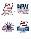Rusty Wallace Temporary Tattoos