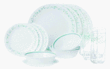 Corelle Livingware Country Cottage 16-Piece Dinnerware Set, Service for 4