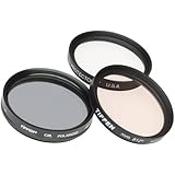 Tiffen 62mm Photo Essentials Kit with UV Protector, 812 Color Warming, Circular Polarizing Glass Filters and 4 Pocket Pouch
