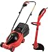 Power Devil PDG4037LTP Lawn Mower & Line Trimmer Gardening Set