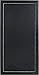 DesignOvation Wyeth Framed Magnetic Chalkboard Wall Organization Board, Black