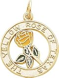 Yellow Rose Of Texas Charm by Rembrandt Charms