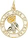 Yellow Rose Of Texas Charm by Rembrandt Charms
