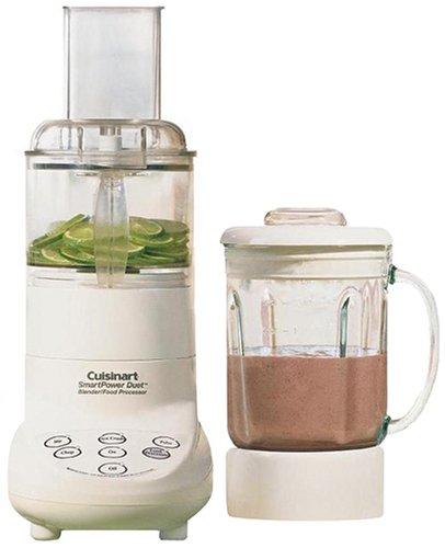 Factory Reconditioned Cuisinart FPB-5PCFR SmartPower 5-Speed Duet Blender/Food Processor, White