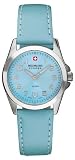 Swiss Military 06-6030-04-023 Women's Light Blue Tomax Leather Strap Watch