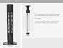 NEW 2006 - BLACK Ionic Air Breeze Air Purifier 27" w/ Silent Breeze Ionizer Air Purifiers