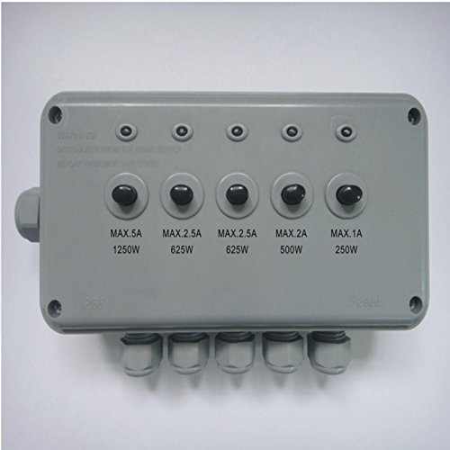 Bermuda 5 Switch Weatherproof Junction Box