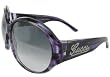 $290 Gucci 2927 Strass Sunglasses Violet Frame Gray