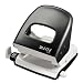 Leitz 5008 Punch 2-Hole Metal Robust with Hardened Cutters Capacity 25x 80gsm Black Ref 5008-00-95