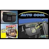 Auto Cool Solar-Powered Ventilation System - Black