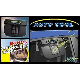 AUTO COOL AS SEEN ON TV SOLAR POWERED VENT FAN AUTOCOOL