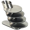 Stainless Steel Coaster and 5-pc. Stand Set