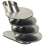 Stainless Steel Coaster and 5-pc. Stand Set