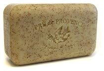 Pre De Provence Honey Almond Soap, 250g wrapped bar. Imported from France. With shea butter and natural herbs and scents.