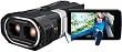 JVC GS-TD1BEU Full HD 3D Camcorder (64 GB interner Speicher, 8,9 cm (3,5 Zoll) 3D Touch Screen Display) schwarz