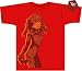 新世紀エヴァンゲリオン アスカTシャツ レッド サイズ:XL