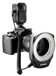 Polaroid Studio Series 48 Led Macro Ring Light (49/52/55/58/62/67mm) For Canon EOS, Nikon, Sony Alpha, Olympus, Panasonic & Pentax Digital SLR Cameras