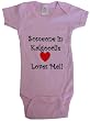 SOMEONE IN KALGOORLIE LOVES ME - KALGOORLIE BABY - City Series - White, Blue or Pink Onesie / Baby T-shirt