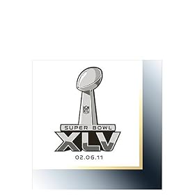 Super Bowl XLV 5 inch Beverage Napkins - 32-Pack
